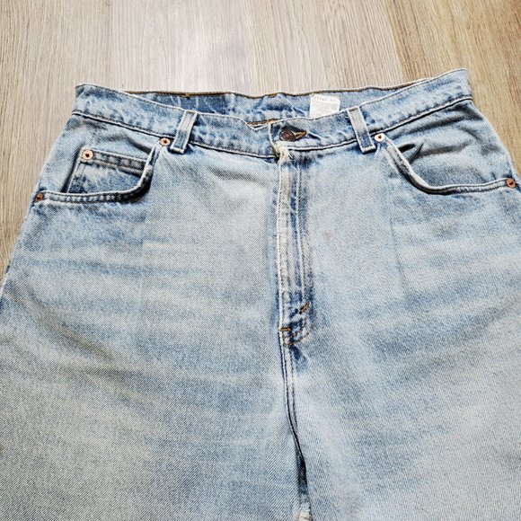 Vintage Levi's 921 Orange Tab Wm's 14 Med High Waist Nineties Distressed Jeans. - Picture 12 of 13